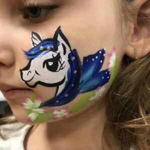 Face paint unicorn